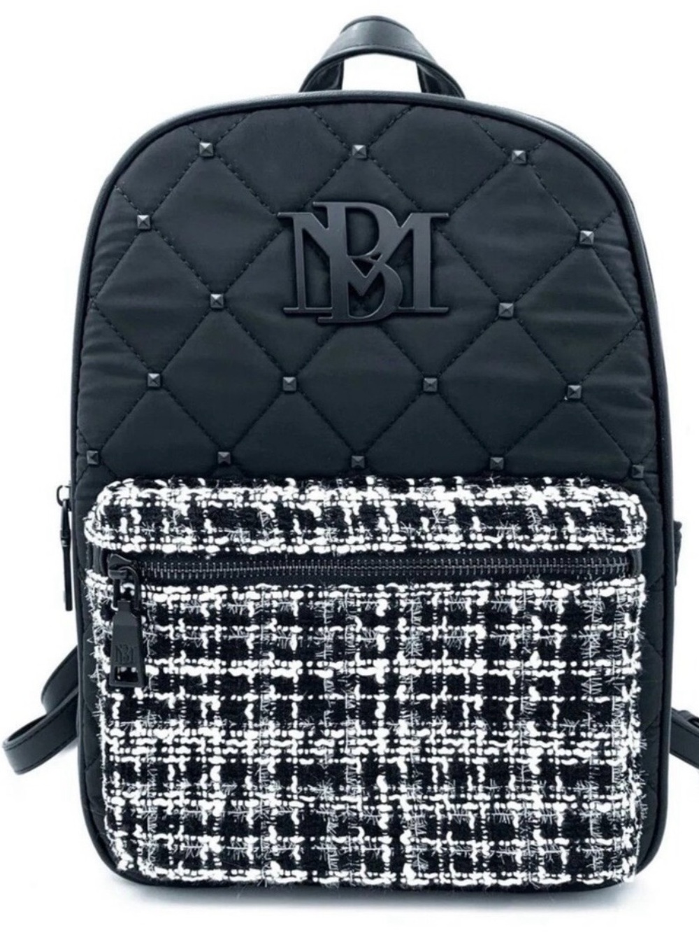 NWT - Badgley Mischka Black Diamond Quilted Backpack